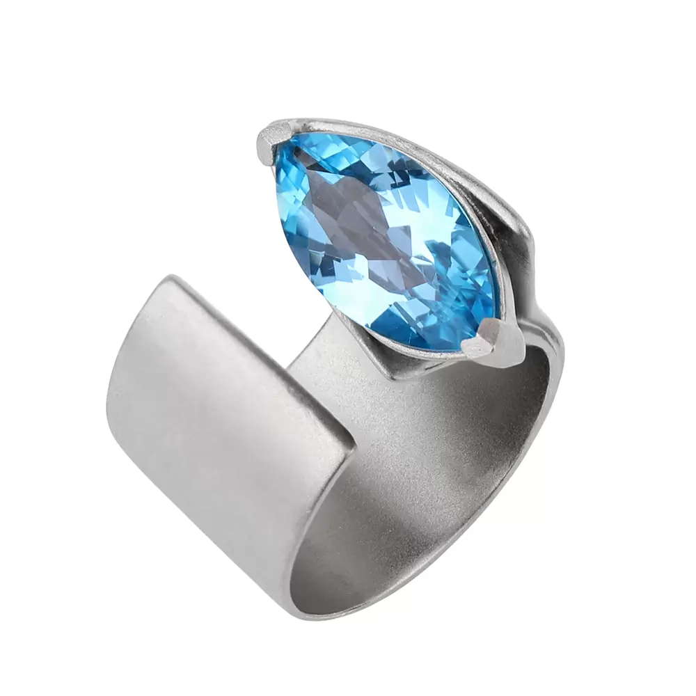Кольцо K02284 серебро