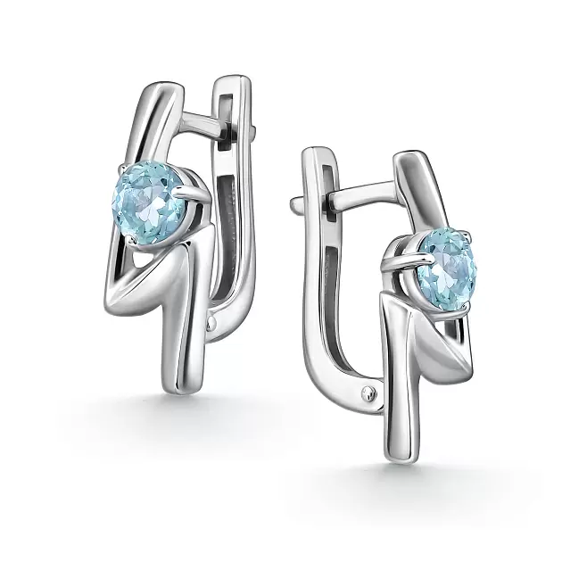 Серьги 02-5014.00ТБ-00 серебро