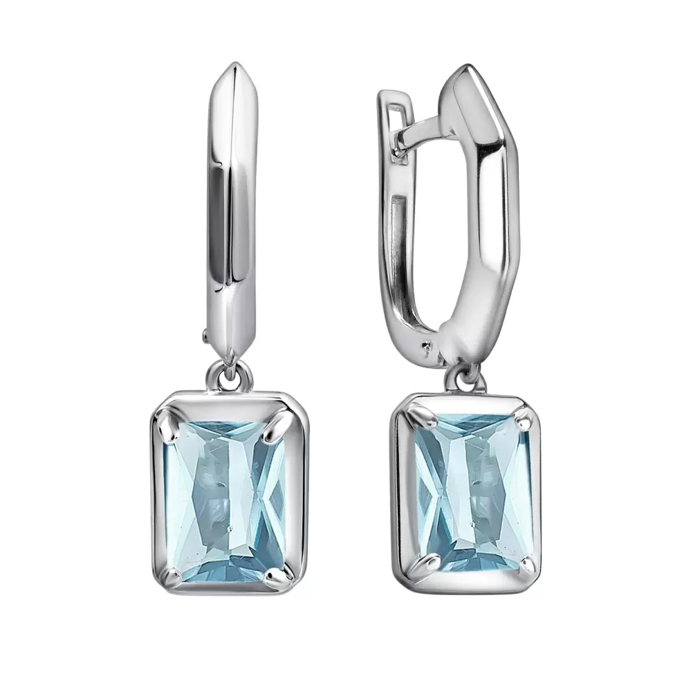 Серьги подвесные 02-4431.00ТБ-00 серебро