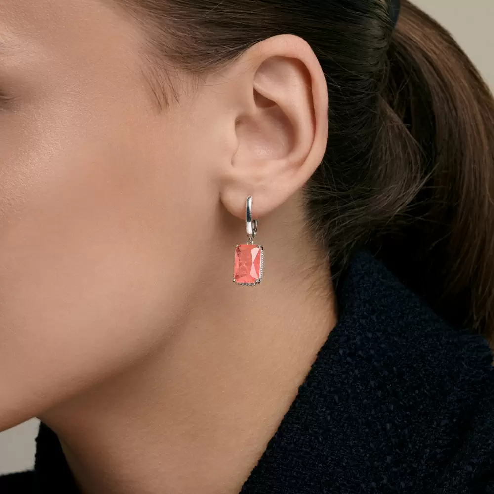 Серьги подвесные 94027764 серебро_1