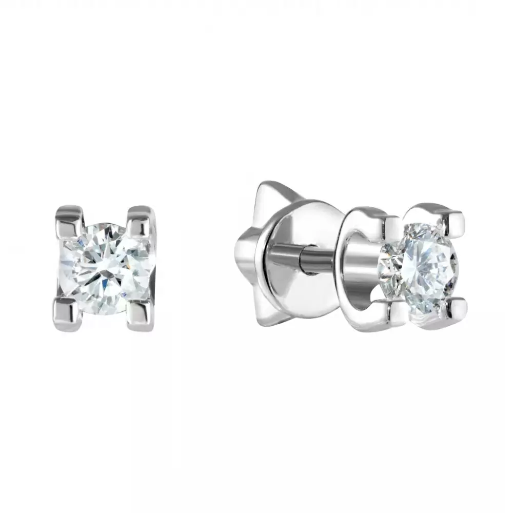 Серьги пусеты 804-02101 серебро_2