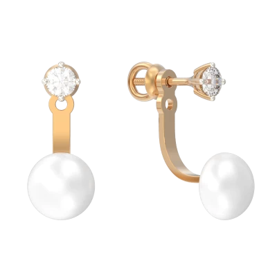 Серьги джекеты 1045632-11250 золото