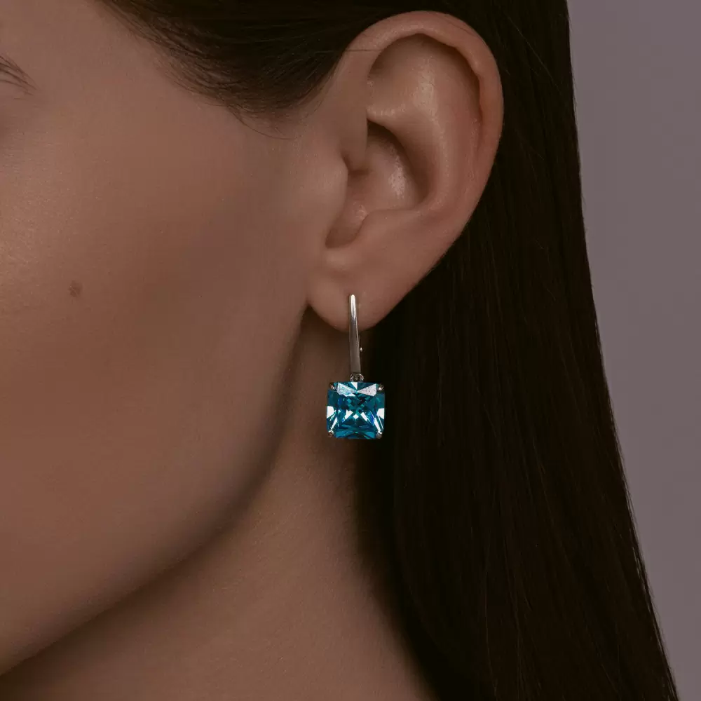 Серьги подвесные 94026755 серебро_1