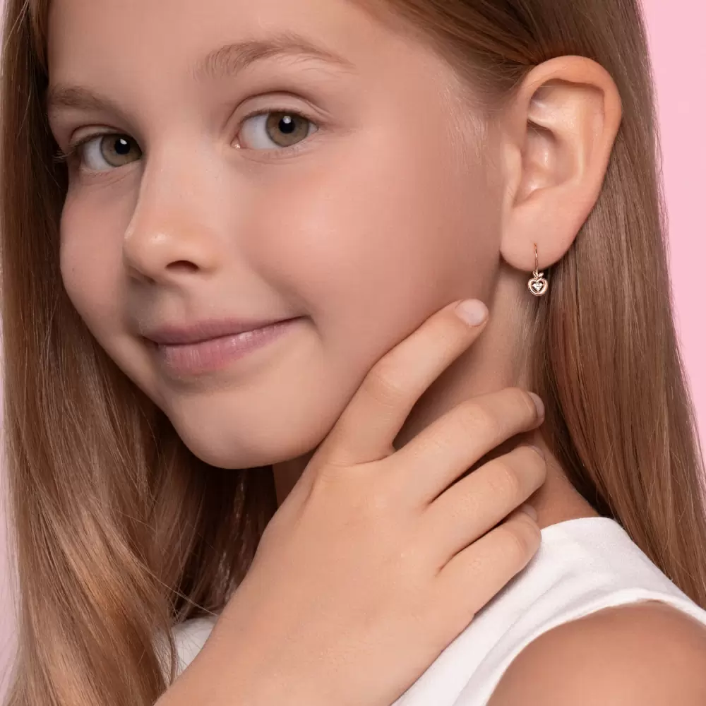 Серьги 029989 золото Яблоко