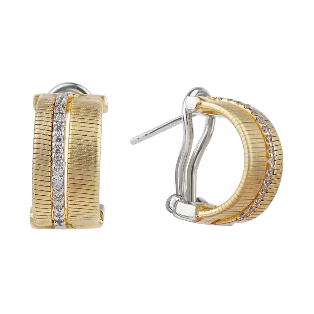 Серьги дорожка Ec60537z серебро