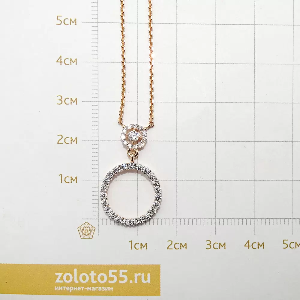 Колье 23890 золото Круг_1