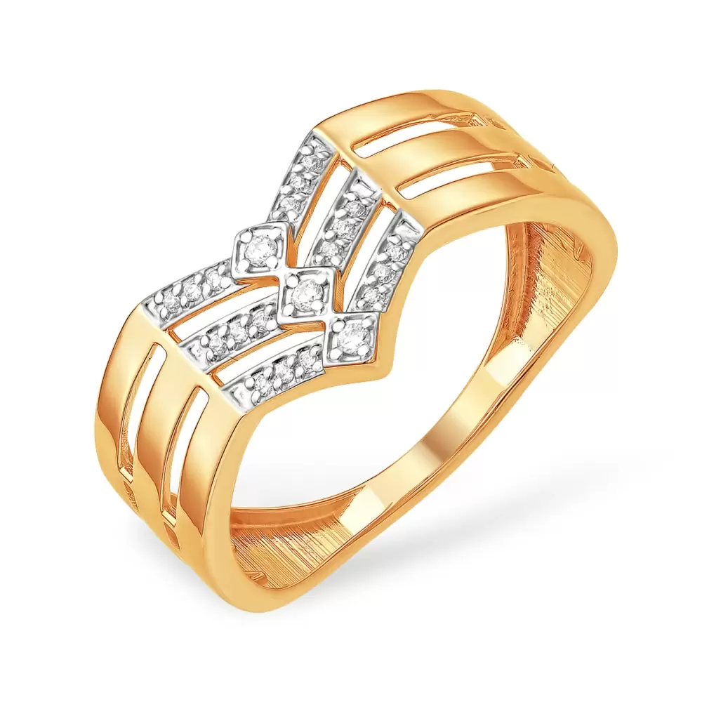 Кольцо К73214729 золото