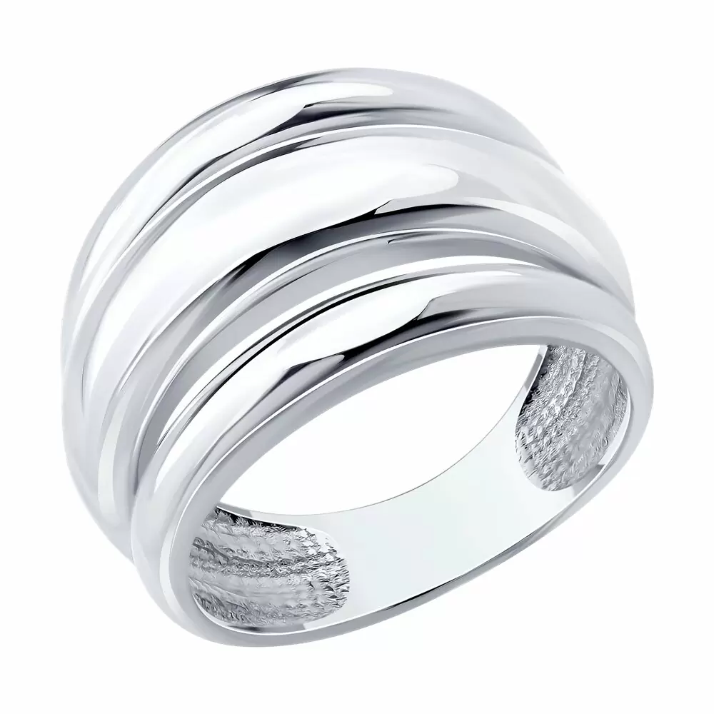Кольцо 94014635 серебро_0