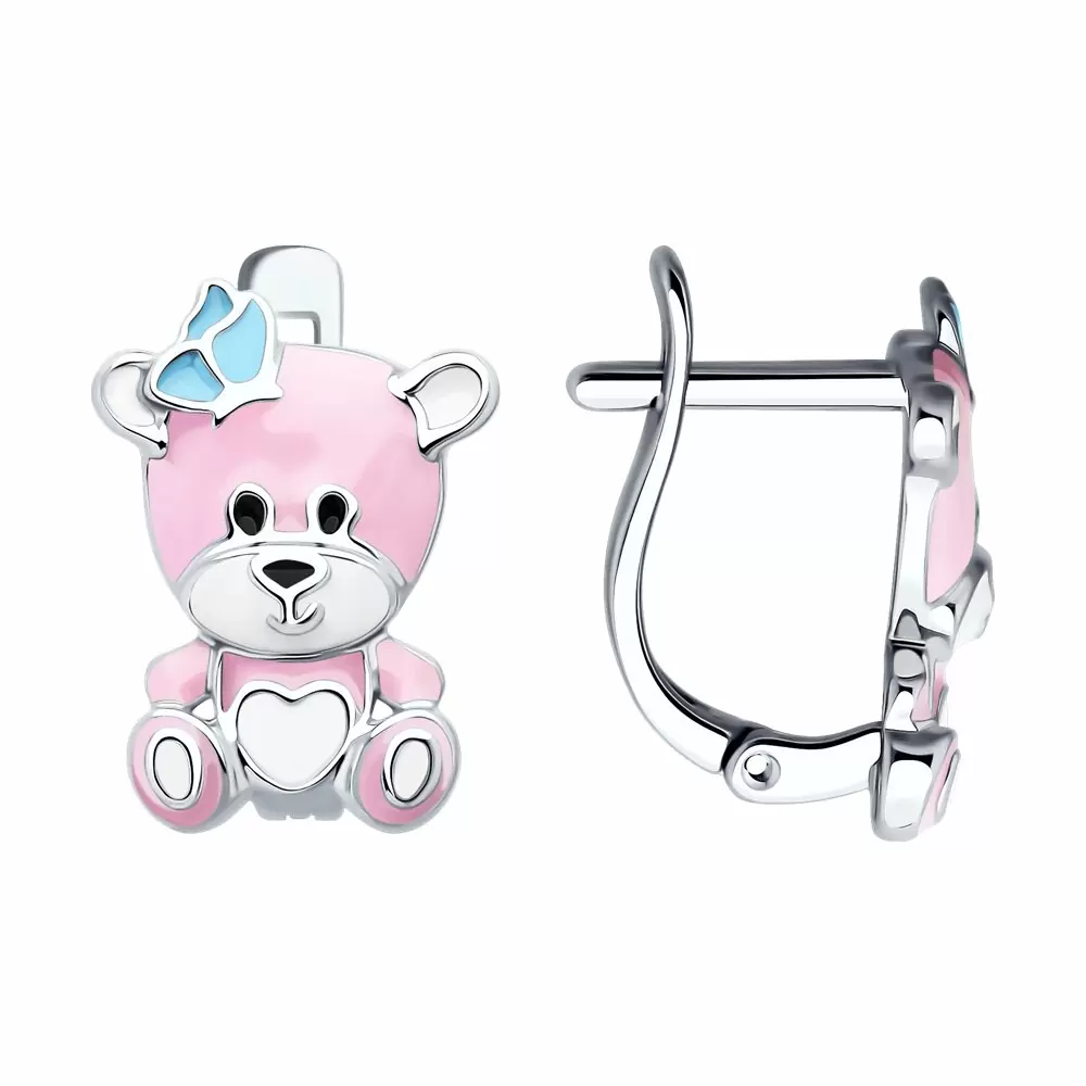 Серьги 94026769 серебро