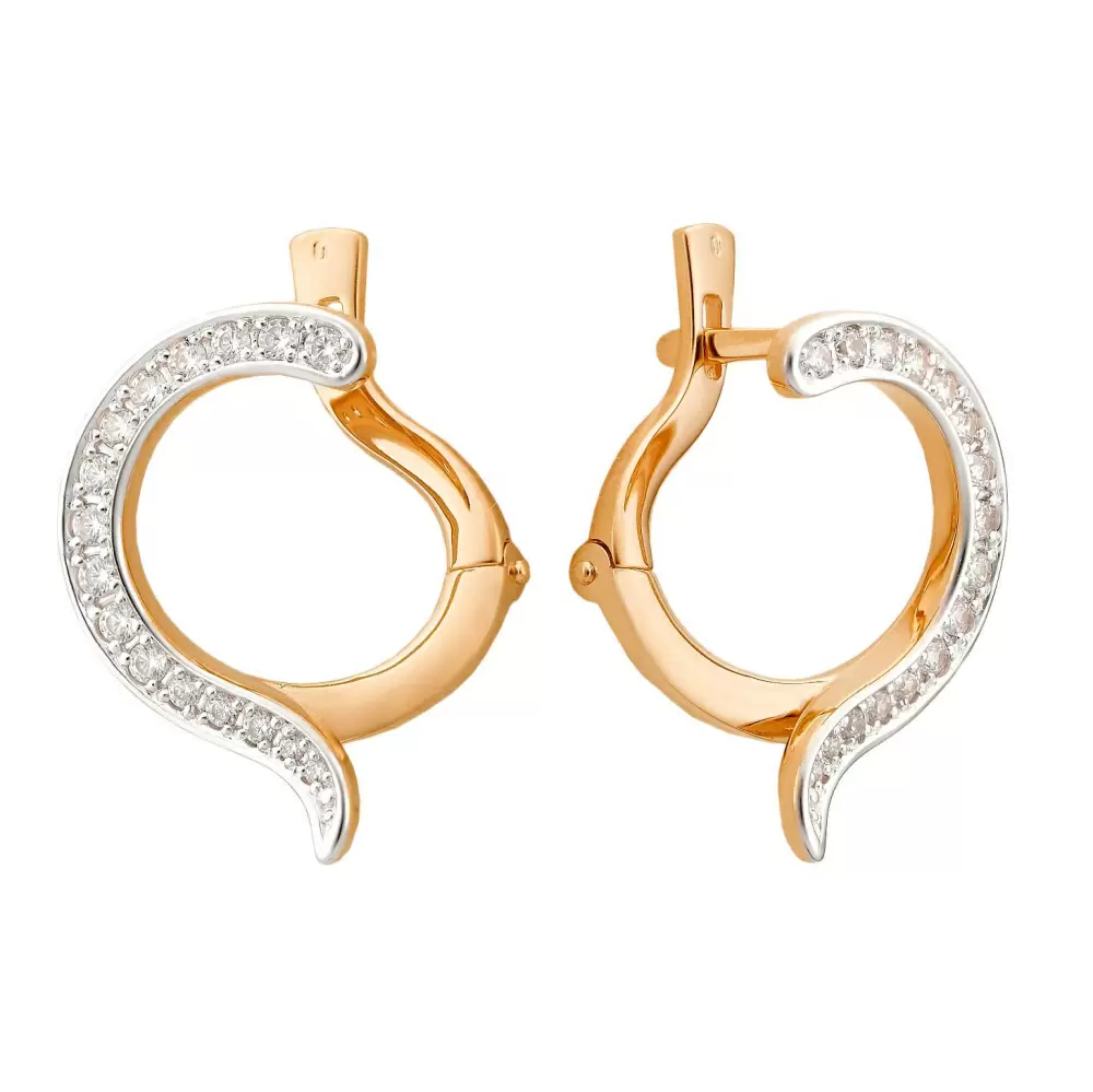 Серьги 24110 золото