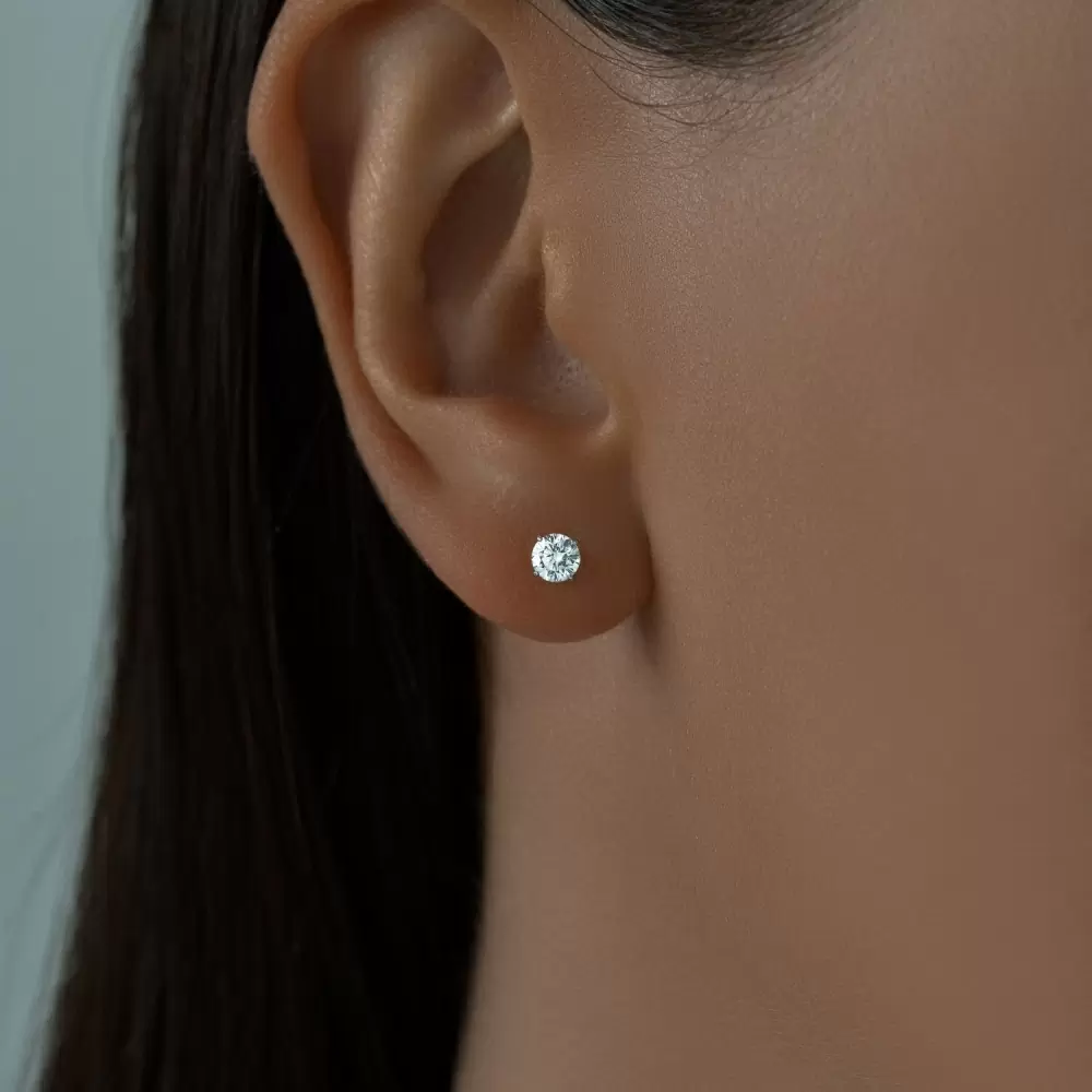 Серьги пусеты 94021746 серебро