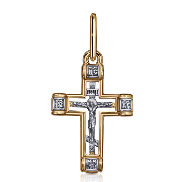 Крест христианский Кр102-2567 золото_0
