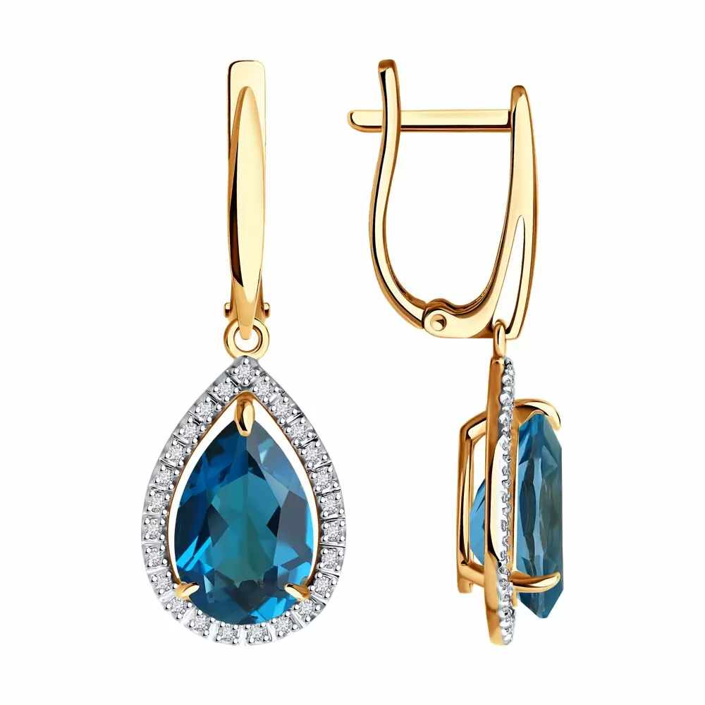 Серьги подвесные 51-321-02439-2 золото_0