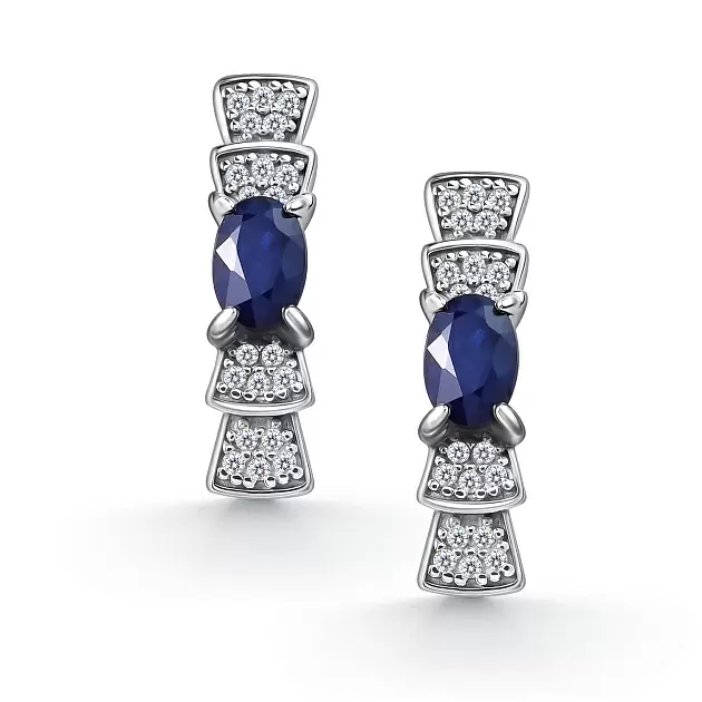 Серьги 02-5186.000С-00 серебро