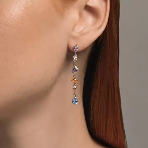 Серьги подвесные 94026619 серебро_1