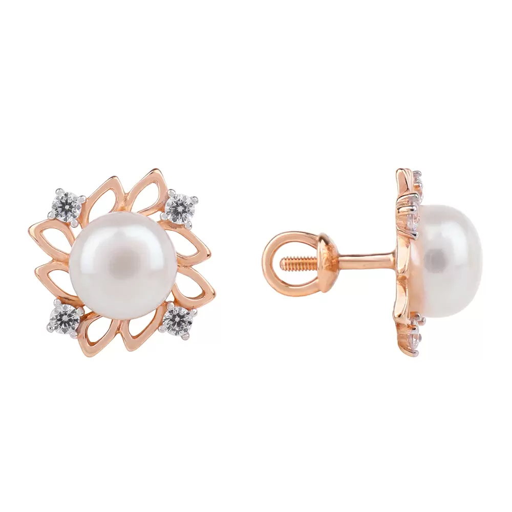 Серьги пусеты 1054402-11150 золото
