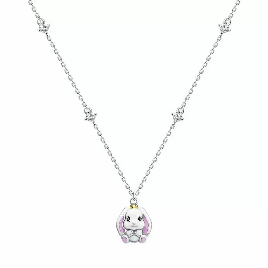 Колье 94071241 серебро Заяц_0