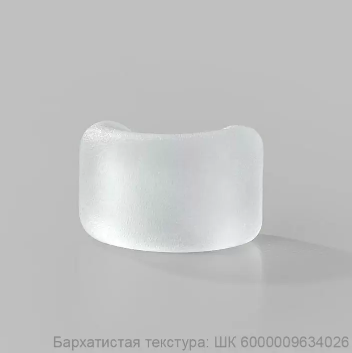 Серьги кафф 00-00000043 бел ювелирный сплав_3