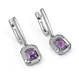 Серьги подвесные 02-4854.00АМ-00 серебро_0
