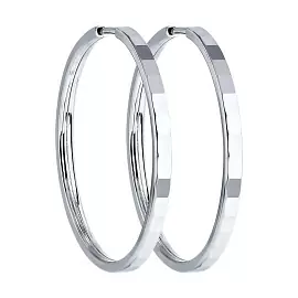 Серьги конго 94140074 серебро_0