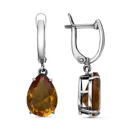 Серьги подвесные 33811758-22 серебро_0