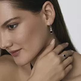 Серьги подвесные 02-4852.00ГР-00 серебро_1