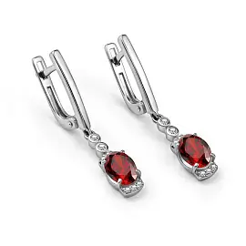 Серьги подвесные 02-4852.00ГР-00 серебро_0