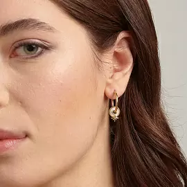 Серьги серьга одиночная BHKE124 ювелирный сплав Звезда_1