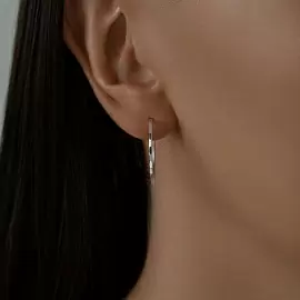 Серьги конго 94140074 серебро_1