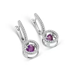 Серьги подвесные 02-4751.00АМ-00 серебро_0