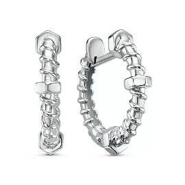 Серьги конго б2206428 золото Картье винт_0