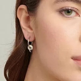 Серьги серьга одиночная BHKE123 ювелирный сплав Месяц_1