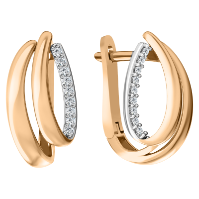 Серьги 08-259507 золото