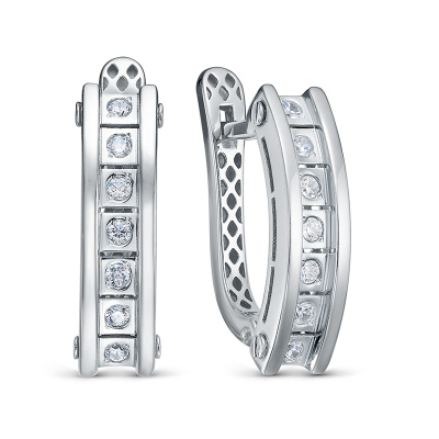 Серьги дорожка дс1202254р серебро