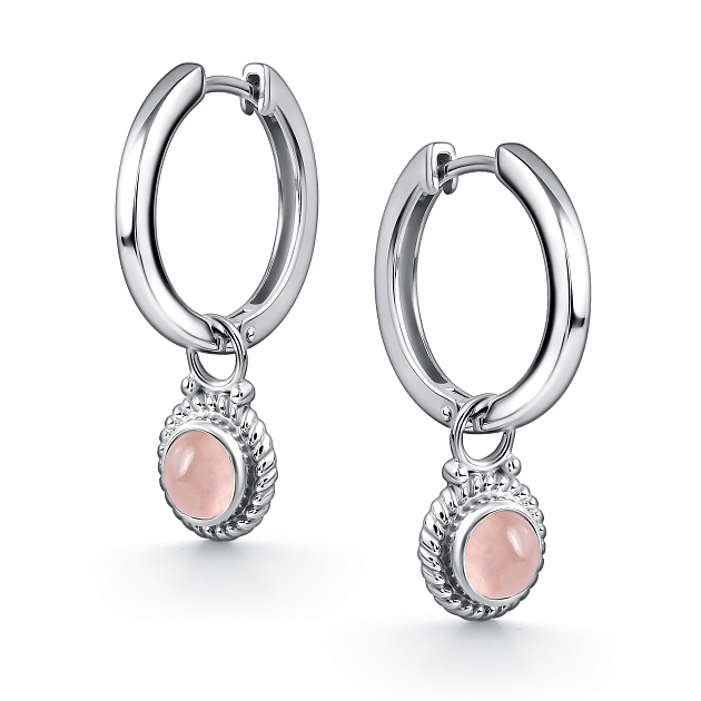 Серьги подвесные 02-4408.00РК-00 серебро