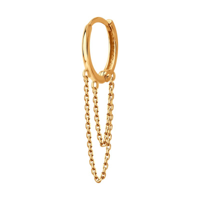 Серьги серьга одиночная 170109 золото