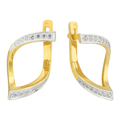 Серьги 13230л золото