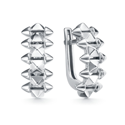 Серьги с120631 серебро Картье шипы