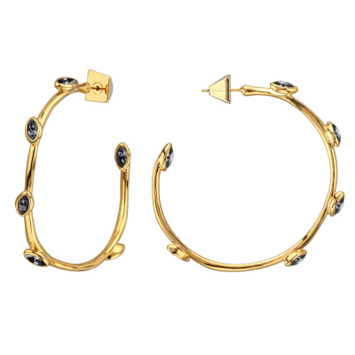 Серьги конго SW000087G-014E ювелирный сплав