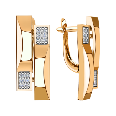 Серьги 01-218352 золото
