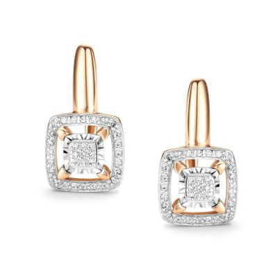 Серьги 26249-100 золото