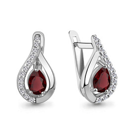 Серьги 40009803А.5 серебро