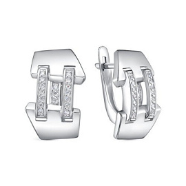 Серьги с1207448 серебро ШомЭ