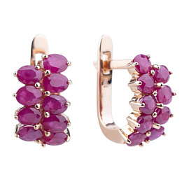 Серьги 550Е-777КP золото