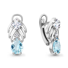 Серьги 4967902А.5 серебро
