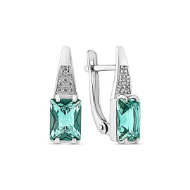 Серьги 206486-009-0019 серебро