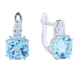 Серьги С-1473-6201-1 серебро