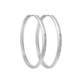 Серьги конго 52044 серебро