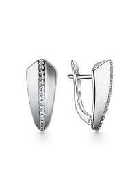 Серьги дорожка С630-1229 серебро Дорожка_1