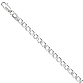 Цепь НЦ22-076Ю-3 d0.60  серебро Полновесная